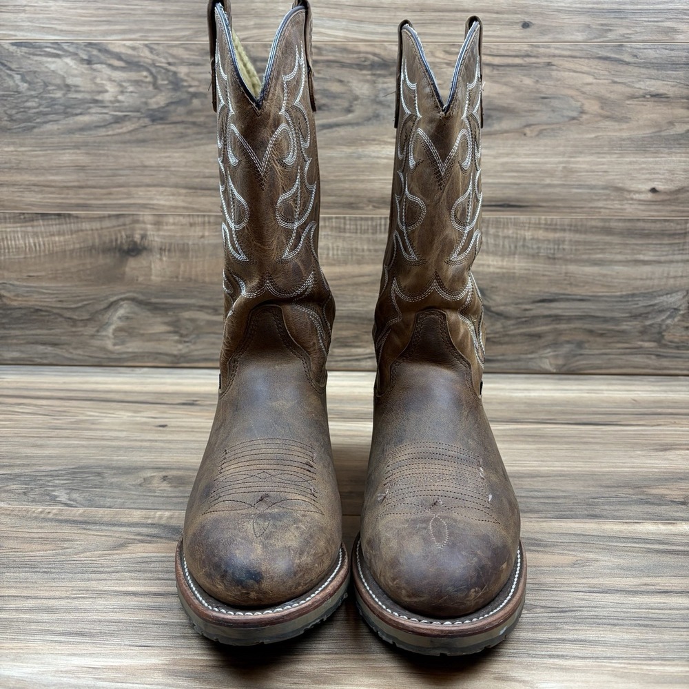 Double H Dylan Mens 11D Soft R Toe 12" Western Work Ranch Boots USA Made DH1552 - Picture 2 of 16
